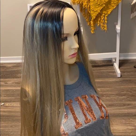 NEW ombré Straight hair wig - Picture 7 of 8